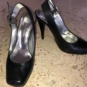 Jessica Simpson Black Heels